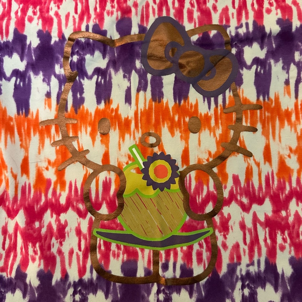 Vintage Hello Kitty tye die tube top - Picture 2 of 6